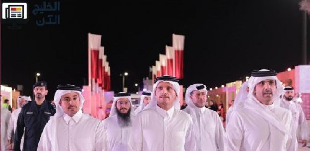 رئيس مجلس الوزراء ووزير الخارجية يتفقد فعاليات درب الساعي ضمن احتفالات اليوم الوطني