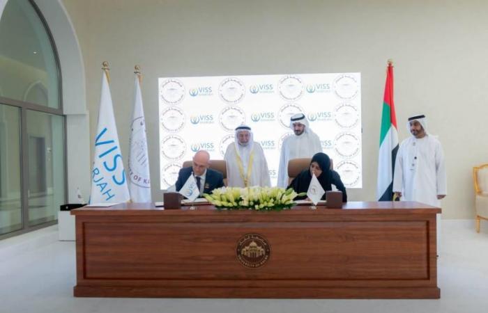 الامارات الان | سلطان يشهد توقيع مذكرتي تفاهم لجامعة كلباء مع «مدرسة فكتوريا» و«الشارقة لرياضة المرأة» | اخبار الامارات