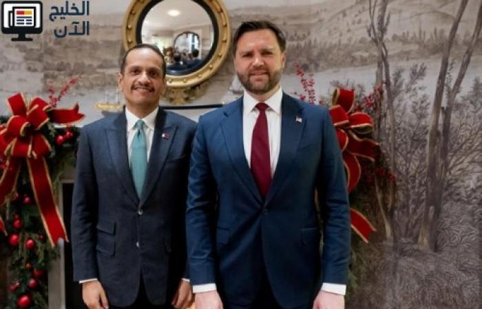 مباحثات قطرية أمريكية في واشنطن بين رئيس الوزراء ونائب الرئيس الأمريكي