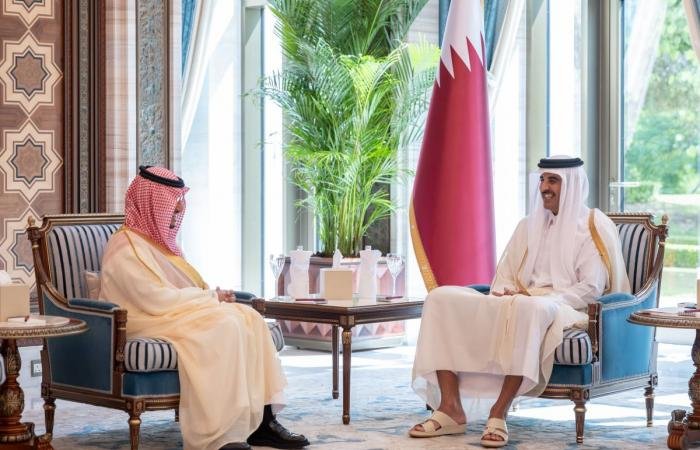 قطر الان | سمو الأمير يتسلم دعوة من خادم الحرمين الشريفين للمشاركة في القمة الخليجية الأوروبية | الخليج الان
