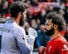 تصريحات أليسون بيكر حول أزمة مستقبل محمد صلاح في ليفربول