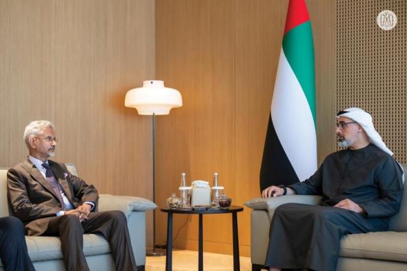 الامارات الان | خالد بن محمد بن زايد ووزير الخارجية الهندي يبحثان التعاون | اخبار الامارات