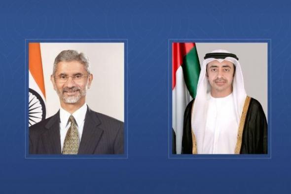 الامارات الان | عبدالله بن زايد يبحث مع وزير خارجية الهند العلاقات الاستراتيجية | اخبار الامارات